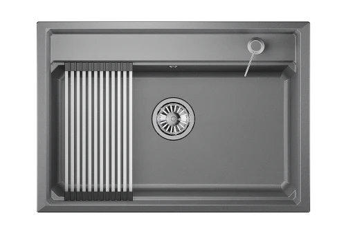 Кухонная мойка Granula Kitchen Space 73 7301 цвет Алюминиум