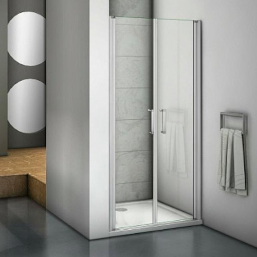 Душевая дверь Good Door Mokka SD-100-C-WE 100 профиль Алюминий белый стекло прозрачное