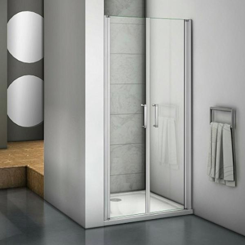 Душевая дверь Good Door Mokka SD-100-C-WE 100 профиль Алюминий белый стекло прозрачное