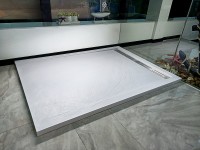 Душевой поддон из искусственного камня WeltWasser WW TRS 100 STONE-WT 100x100 10000004368 Белый
