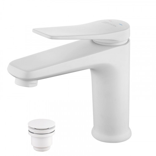 Смеситель для раковины Lemark Bronx LM3706MW цвет Белый матовый