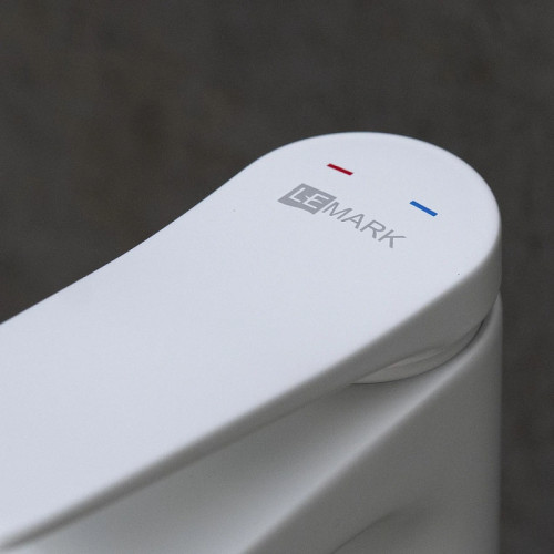 Смеситель для раковины Lemark Bronx LM3706MW цвет Белый матовый