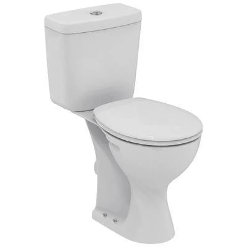 Унитаз-компакт Ideal Standard Simplicity E883201 цвет Euro White / Евробелый без бачка и сиденья