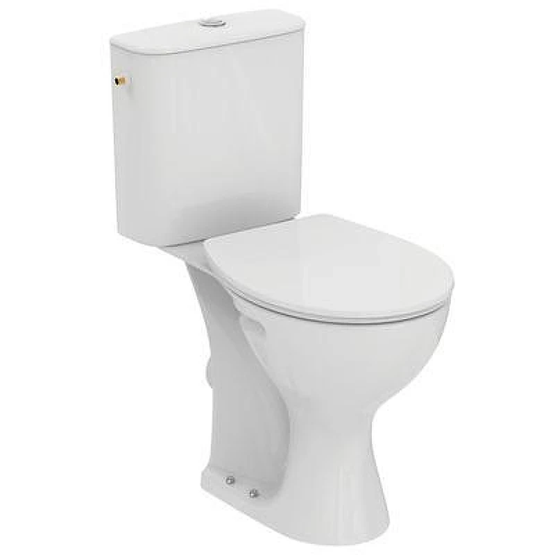 Унитаз-компакт Ideal Standard Simplicity E883201 цвет Euro White / Евробелый без бачка и сиденья