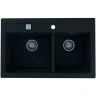 Кухонная мойка Alveus Granital Atrox 50 Carbon G91 790x500 1132002 Угольная искусственный камень (литьевой мрамор) встраиваемая снизу, встраиваемая сверху