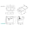 Кухонная мойка Alveus Granital Atrox 50 Carbon G91 790x500 1132002 Угольная искусственный камень (литьевой мрамор) встраиваемая снизу, встраиваемая сверху