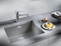 Кухонная мойка Blanco Subline 500-U 523432 Антрацит искусственный камень (литьевой мрамор) встраиваемый