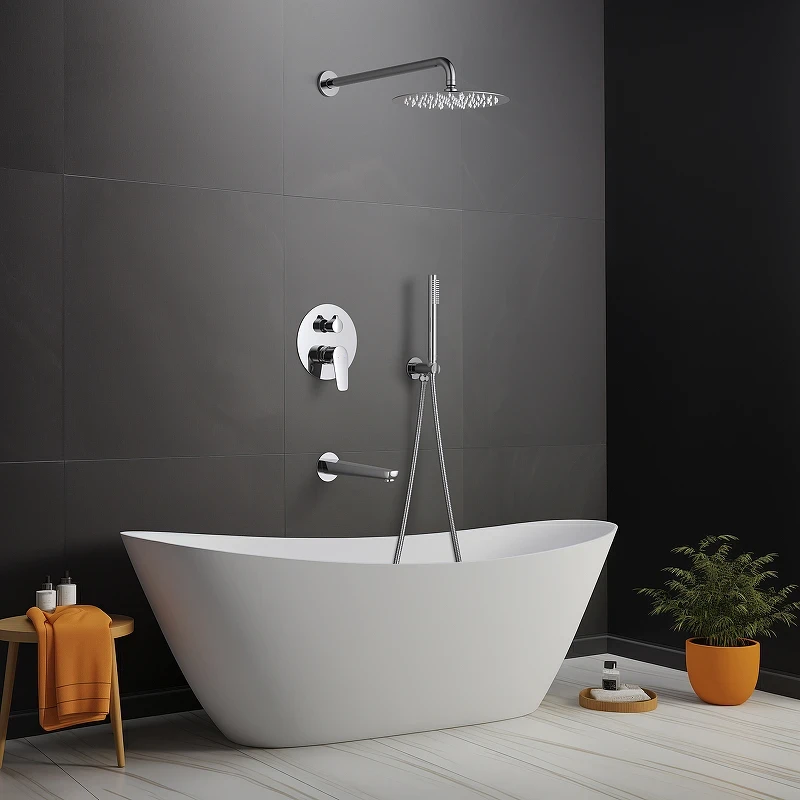 Душевая система Aquatek Бетта AQ1173CR Хром латунь встраиваемый