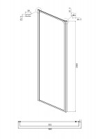 Душевой уголок Ambassador Elysium 80x100 111021102KX-100KX профиль Хром стекло прозрачное