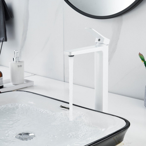 Смеситель для раковины Raffine F1199C цвет Белый