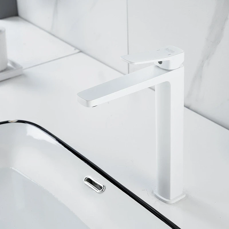 Смеситель для раковины Raffine F1199C цвет Белый