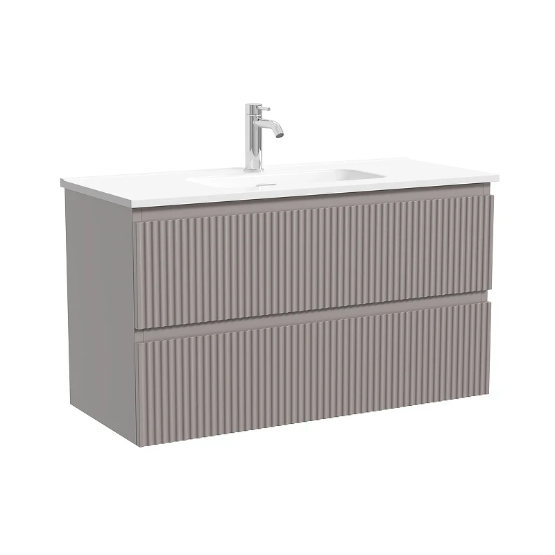 Тумба под раковину Sancos Snob R 90 SNR90/39SM подвесная цвет Doha Soft