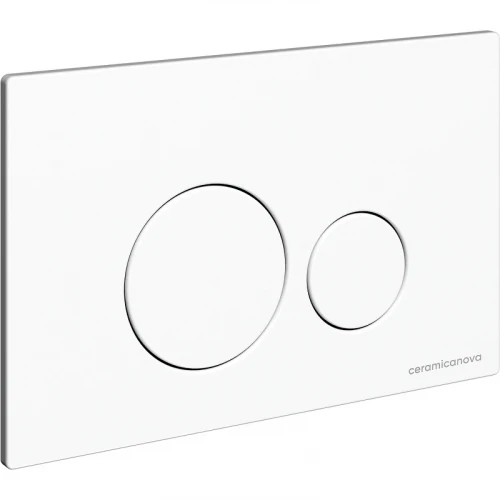 Комплект унитаза с инсталляцией Ceramicanova Balearica CN6000_1001W_1000 с сиденьем Микролифт и Белой клавишей смыва фарфор подвесной