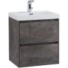 Тумба под раковину BelBagno Pietra Mini 50 PIETRA MINI-500-2C-SO-PT подвесная Stone МДФ / ЛДСП