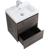Тумба под раковину BelBagno Pietra Mini 50 PIETRA MINI-500-2C-SO-PT подвесная Stone МДФ / ЛДСП