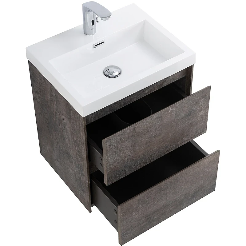 Тумба под раковину BelBagno Pietra Mini 50 PIETRA MINI-500-2C-SO-PT подвесная Stone МДФ / ЛДСП