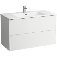 Тумба с раковиной Laufen Pro S 100 8.6496.2.260.104.1 подвесная Белая матовая