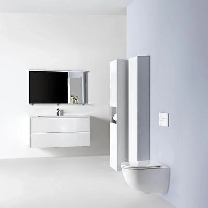 Тумба с раковиной Laufen Pro S 100 8.6496.2.260.104.1 подвесная Белая матовая