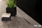 Душевой лоток Pestan Confluo Slim Line 550+ 13100026 с решеткой Хром матовый