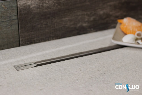 Душевой лоток Pestan Confluo Slim Line 550+ 13100026 с решеткой Хром матовый