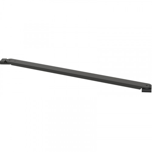 Шторка на ванну WasserKRAFT Dill 100 61S02-100 WasserSchutz Fixed профиль Черный стекло прозрачное