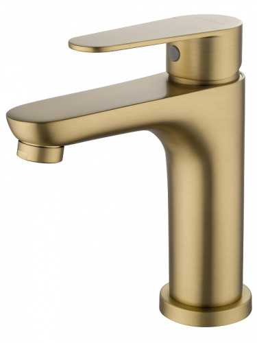 Смеситель для раковины Wonzon &amp; Woghand Alfa WW-A40202-BG цвет Брашированное золото