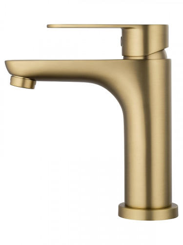 Смеситель для раковины Wonzon &amp; Woghand Alfa WW-A40202-BG цвет Брашированное золото