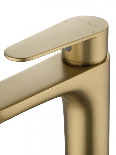 Смеситель для раковины Wonzon &amp; Woghand Alfa WW-A40202-BG цвет Брашированное золото