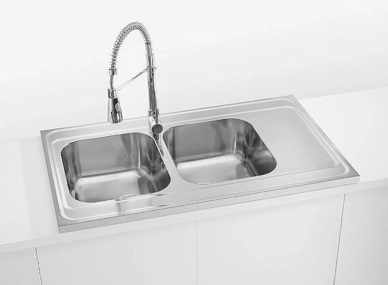 Кухонная мойка Alveus Classic Pro 80 SAT-90 1000x600 1130472 Сатинированная сталь