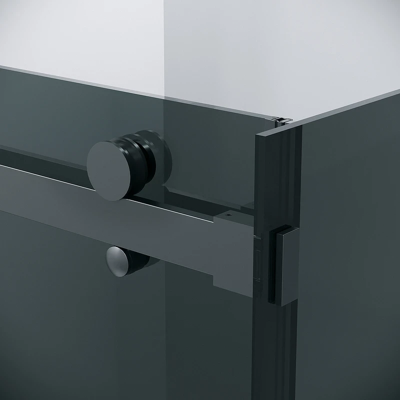 Душевой уголок Grossman Classic 130х80 120.K33.04.1380.21.10 профиль Черный матовый стекло тонированное