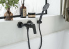 Смеситель для душа Santek Таос WH5A20009N001 Черный матовый