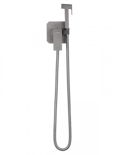 Гигиенический душ со смесителем Wonzon &amp; Woghand Diamond WW-88829011-BGM цвет Темный графит