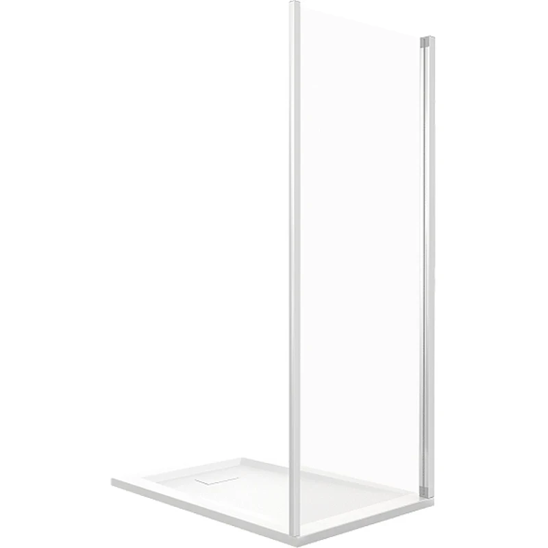 Душевая стенка Good Door Lira SP-100-C-CH 100 профиль Хром стекло прозрачное
