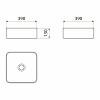 Раковина-чаша Point Меркурий 40 PN43831 Белая