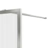 Душевая перегородка Vincea Волк-Ин (Walk-In) 100 VSW-1HP100FLBN профиль Брашированный никель стекло рифленое