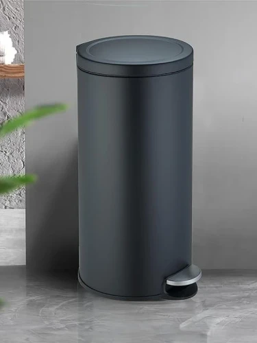 Ведро для мусора WeltWasser Lora BL 30L 10000013388 Черное матовое