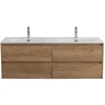 Тумба под раковину BelBagno Kraft 140 KRAFT-1400-4C-SO-2-RNN подвесная Rovere Nebrasca Nature МДФ / ЛДСП