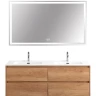 Тумба под раковину BelBagno Kraft 140 KRAFT-1400-4C-SO-2-RNN подвесная Rovere Nebrasca Nature МДФ / ЛДСП