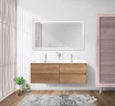 Тумба под раковину BelBagno Kraft 140 KRAFT-1400-4C-SO-2-RNN подвесная Rovere Nebrasca Nature МДФ / ЛДСП