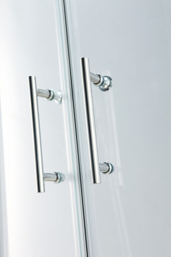 Душевой уголок Cezares Momento 80х80 MOMENTO-R-2-80-C-Cr профиль Хром стекло прозрачное