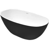 Акриловая ванна Grossman Classic 150х78 GR-2403MB цвет Черный матовый