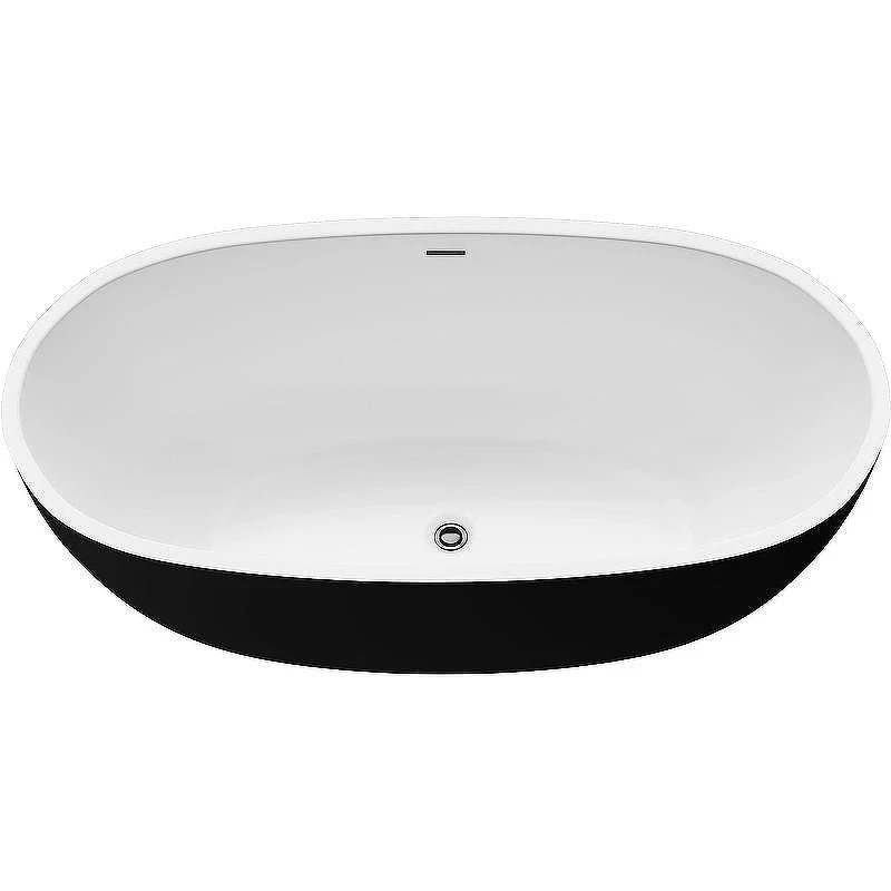 Акриловая ванна Grossman Classic 150х78 GR-2403MB цвет Черный матовый