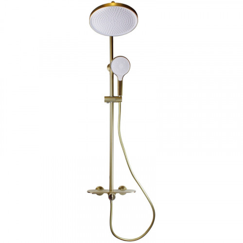 Душевая система Bronze de Luxe Icon 80112CG Золото матовое латунь на стену