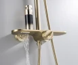 Душевая система Bronze de Luxe Icon 80112CG Золото матовое латунь на стену