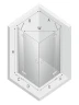 Душевое ограждение New Trendy REFLEXA Chrome x110 EXK-5178