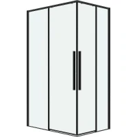 Душевой уголок Grossman Galaxy 100х90 300.K33.01.1090.21.00 профиль Черный матовый стекло прозрачное