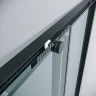Душевой уголок Grossman Galaxy 100х90 300.K33.01.1090.21.00 профиль Черный матовый стекло прозрачное