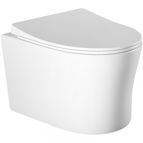 Унитаз Aquatek Ника AQ2009-00 подвесной с сиденьем Микролифт фарфор подвесной