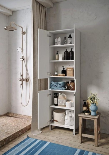 Шкаф пенал Aqwella Rodos 55 ROD0555N Белый