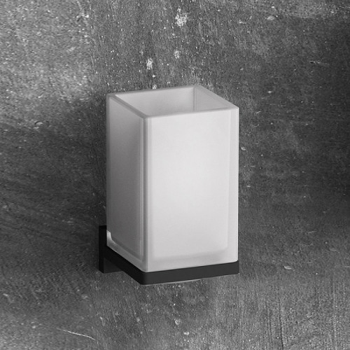 Стакан для зубных щеток Colombo Design Look B1602.NM-VAN Черный матовый